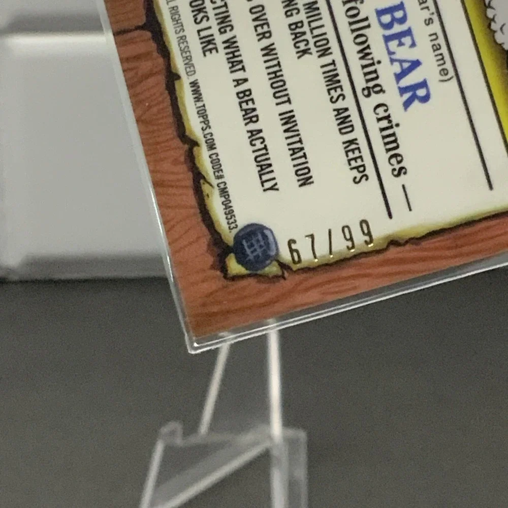 2021 Topps Garbage Pail Kids Series 4 Chrome AN5a Roy‎ Bot Black Refractor 67/99
